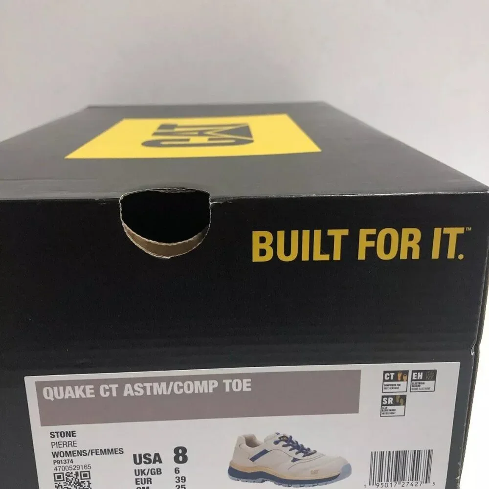 Caterpillar Women’s Quake Composite Toe Sneakers Size 8M